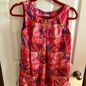 Lilly Pulitzer Silk Floral dress with pockets. Size 0